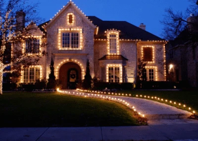 residential christmas lights décor